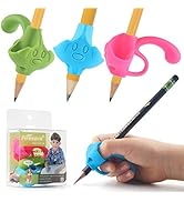 Pencil Grips, Firesara Original Pencil Gripper Puppy Design Posture Correction for Kids Preschool...
