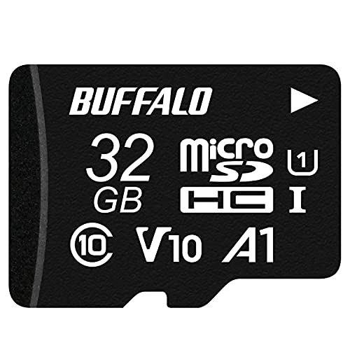 BUFFALO RMSD-032U11HA  N MICROSD 32GB 100MB  S UHS-1 U1 MICROSDHC ȣȯ NINTENDO ġ   ķ V10 A1 IPX7 Ǯ HD   