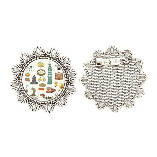 Broche de plata con flores de Taiwán el regalo cultural perfecto para mujeres detallistas