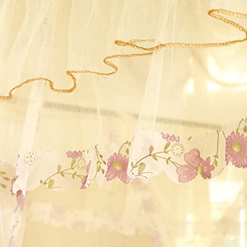 4 Corners Post Canopy Bed Curtain Mosquito Net for Girls & Adults, Luxurious Princess Bedroom Decoration Accessories - Image 4