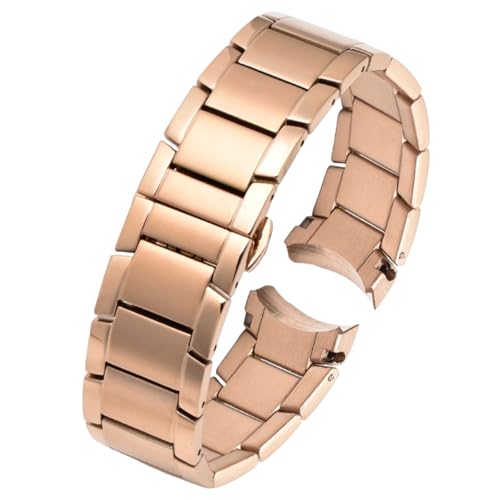 Bande montre métallique 22mm, le style idéal du bureau aux soirées