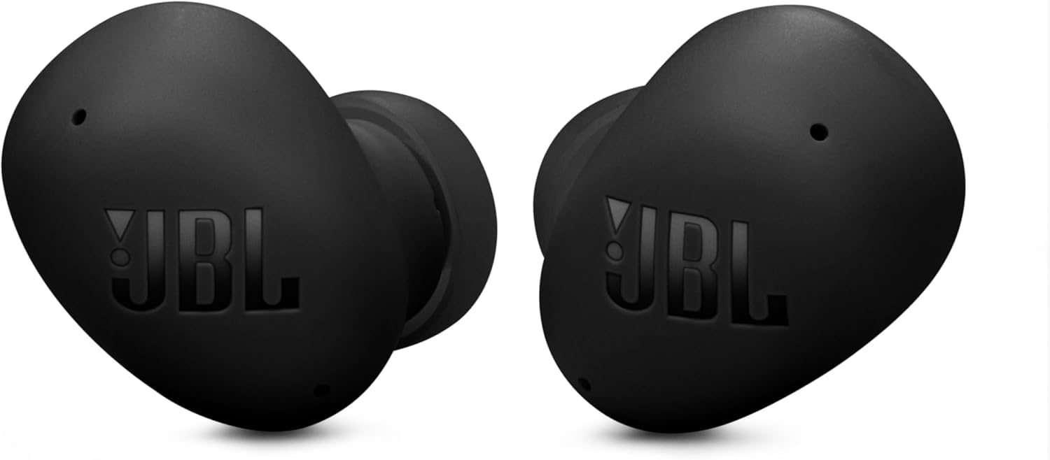 JBL WAVE BUDS 2 - Auricolari completamente wireless, Bluetooth, cancellazione attiva del rumore, multipunto, impermeabilità IP54, antipolvere, compatibili con app, USB tipo C/nero, JBLWBUDS2BLK