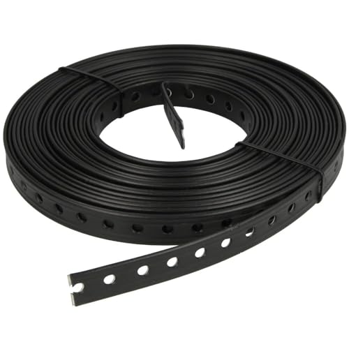 HEIMWERK global Lochband Montagelochband Montageband kunststoffummantelt 19 mm 10m
