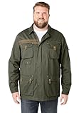 Boulder Creek Men's Big & Tall Cargo Pocket Twill Jacket