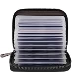 【Grande Capacité et Organisation Optimale】: Avec 20 emplacements individuels pour cartes et 2 emplacements multifonctions, il offre un espace ample pour tous vos essentiels. Les compartiments polyvalents peuvent commodément contenir des billets, des reçus ou de l'argent plié.