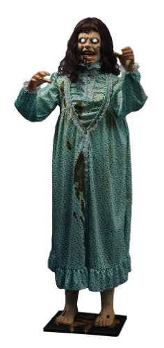 Morbid Enterprises The Exorcist Life Sized Animated Regan, Green/Brown/Cream/White/Red, One Size