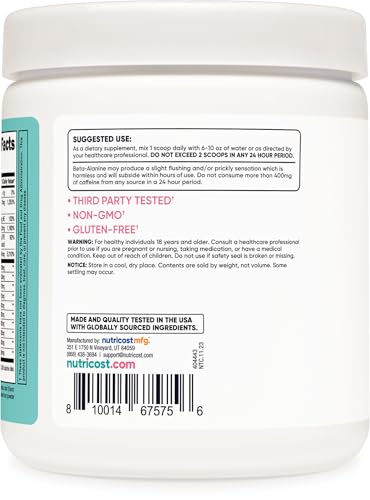 Image of Nutricost Pre-Workout Powder for Women, Watermelon, 30 Servings