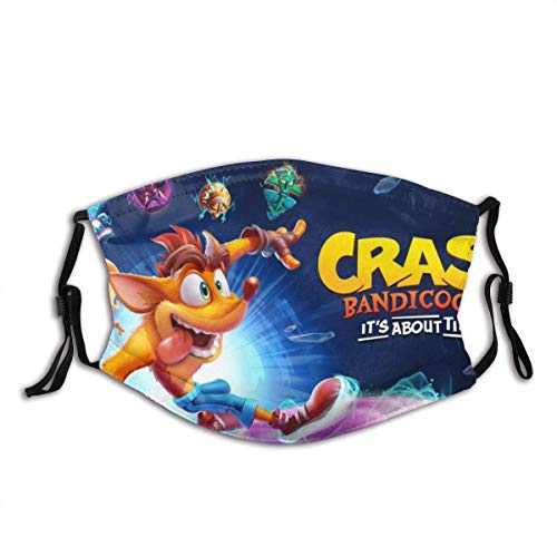 Mundschutz Crash Bandicoot 4 It's About Time Mouth Cover Face Cover Headscarf Outdoor Seamless Reusable Mouth Scarf