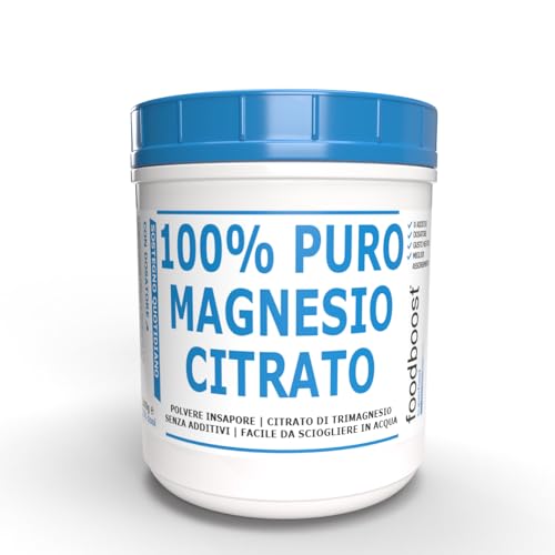 Foodboost Magnesio Citrato in Polvere 300g