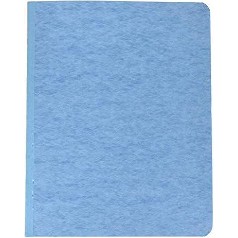 Acco Pressboard Report Cover, Prong Clip, Letter, 3" Capacity, Light Blue - (Pack of 25) Cover