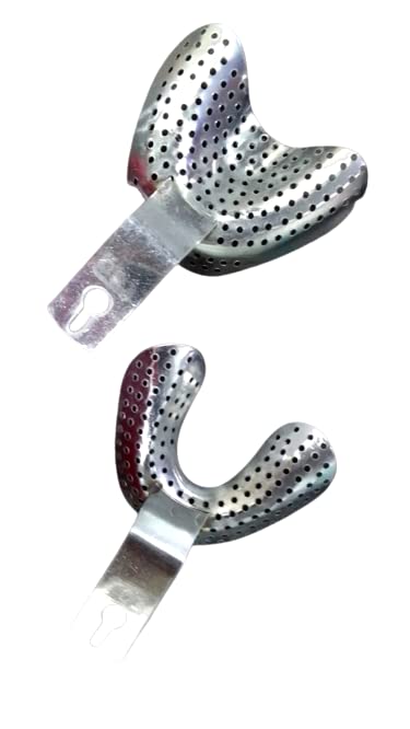 NMD NEXUS MEDODENT Dental Edentulous Perforated Impression Tray Laser Welded(Set Of 10Pcs)(No-2 Medium) (B0B4VXQR4D) Amazon Price History, Amazon Price Tracker