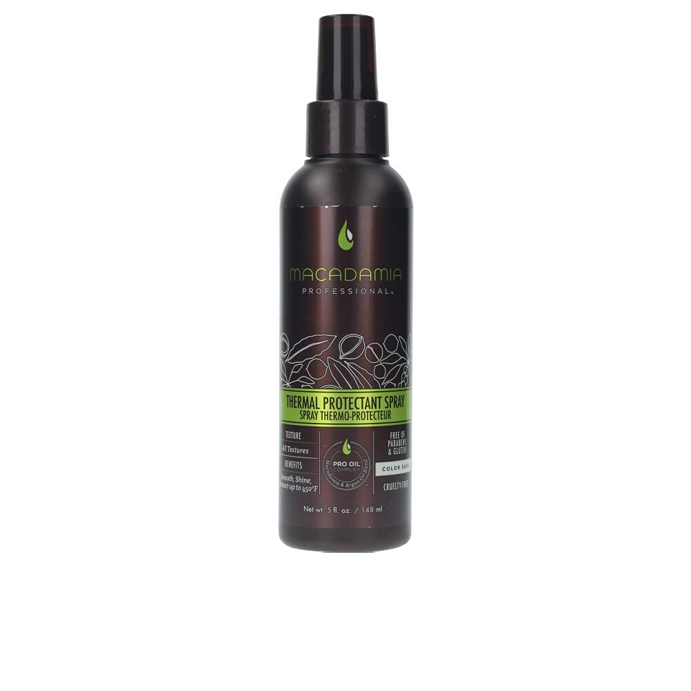 Macadamia Professional Thermal Protectant Hair Spray, 5 Fl oz