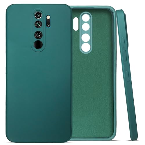 Image of Jkobi Back Cover Case for Xiaomi Mi Redmi Note 8 Pro (Matte Finish Silicone with Inside Fiber Cloth)