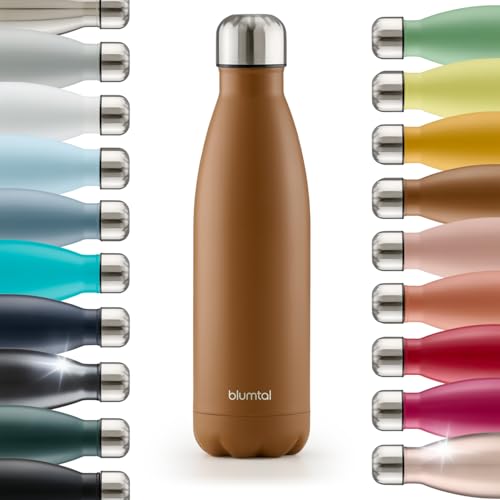 Blumtal Thermosflasche 350 ml Edelstahl - auslaufsichere Isolierflasche - BPA-freie Trinkflasche isoliert kalt & warm - doppelwandige… – Ansicht 1