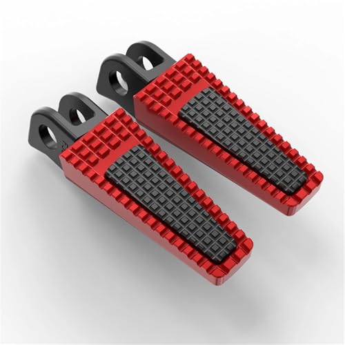 Motorrad-Fußrasten Vorne Hinten Für Aprilia Für Tuono 125 660 Für Factory 2017-2024(Front Straight Red)