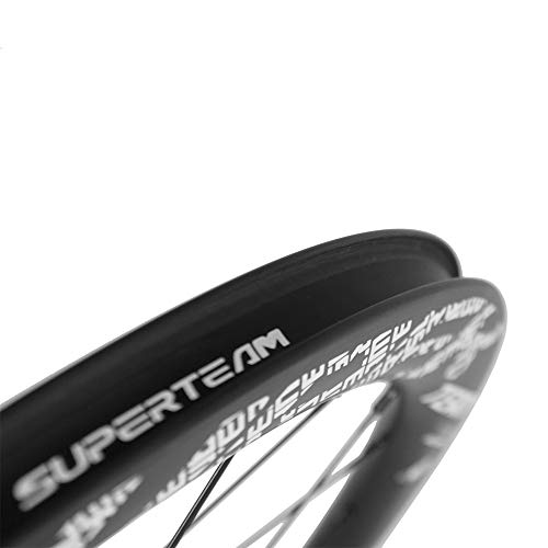 Superteam Carbon Wheel Disc Braking 45C-25 Clincher (White) #TOP5