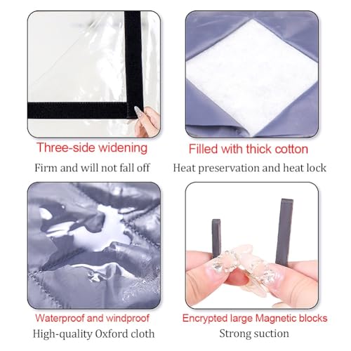 Rideau de porte isolant pour préserver la chaleur du salon en hiver
