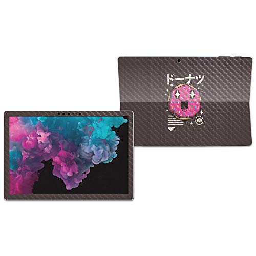 Image of MIGHTY SKINS MightySkins Carbon Fiber Skin for Microsoft Surface Pro 6 - Donut Kawaii | Protective, Durable Textured Carbon Fiber Finish | Easy to Apply, Remove, and Change Styles | Made in The USA
