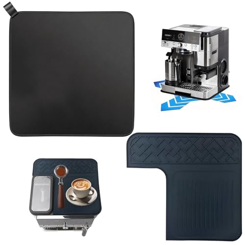 2-in-1 Top and Sliding Mat for Ninja Luxe Coffee Machine Accessories, Waterproof Heat-Resistant Protector & Anti-Slip Coffee Machine Mat - Image 9