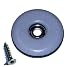 Produktbild 28 x Teflon-Möbelgleiter Ø 19 mm - 5 mm dick mit Schraube PTFE-Beschichtung Teflongleiter Gleiter Supergleiter Laflon Stuhlgleiter