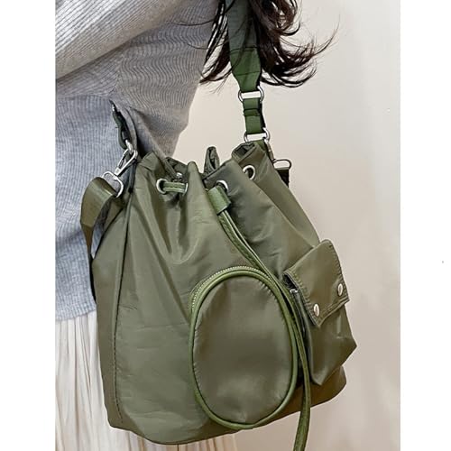 Sac grande capacité en nylon robuste doté d'une fermeture par cordon de serrage - 3