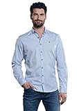 engbers Herren Hemd Langarm, 32393, Blau in Größe 3XL