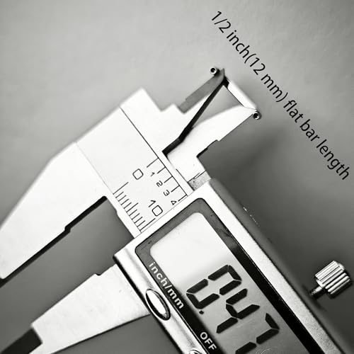 Titanium Surface Piercing Jewelry 14G Staple Surface Piercing Jewelry Flat Bar 12/14/16mm Length3