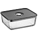Produktbild WMF Depot Fresh Vorratsdose 26 x 21 cm rechteckig, Glas, Vorratsglas, luftdichter Aroma-Deckel, Frische-Ventil, Frischhaltedose zum Vorbereiten, Aufbewahren und Servieren