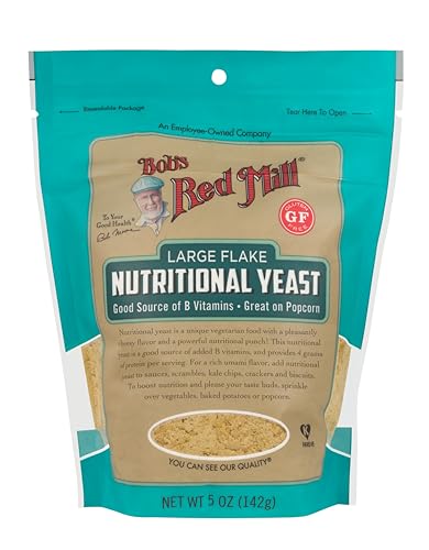 Image of Bob's Red Mill Nutritional Yeast, 5oz (Pack of 4) - Vegan, Paleo Friendly, Kosher