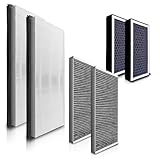 6Pcs Cabin Air Filter Kit Fit for Tesla Model Y 2020 2021 2022 2023 2024, Intake Filter Cabin Air