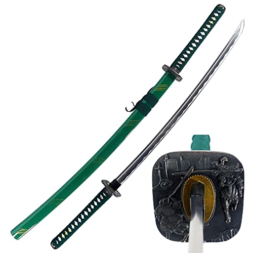 green katana sharp - Makoto Hand Forged Razor Sharp 41