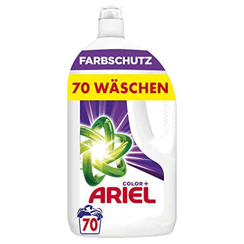 Preisvergleich Produktbild Ariel Flüssigwaschmittel, 70 Waschladungen, Farbschutz, Ausgezeichnete Fleckentfernung Beim 1. Waschen Selbst In Kälteren Temperaturen, Schützt Farben