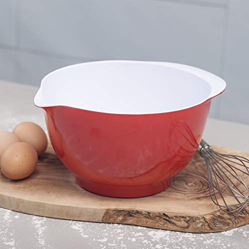 Zeal Two Tone Mixing Bowl 23cm - Red - Image 3