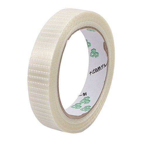 Aexit 20mm Width Electrical equipment 0.22mm Thickness Grid Type Filament Strapping Tape 25m Length