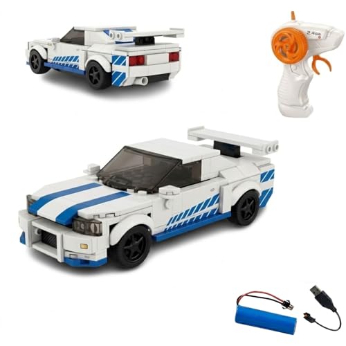 Image of RC Car Building Kit 231 PCS, 1:20 Scale Remote Control Sports Car Toy, 2.4GHz DIY Construction Blocks Set for Kids Boys 6+ Years, STEM Educational Racing Model with Controller