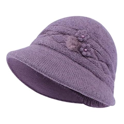 TINAYAUE Elegant Vintage Bucket Hat for Women Cover