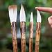 High-grade Shanlian Hubi Fine Chinese Calligraphy Brush Set- Wolf Goat Hair Doubled Both Brush
