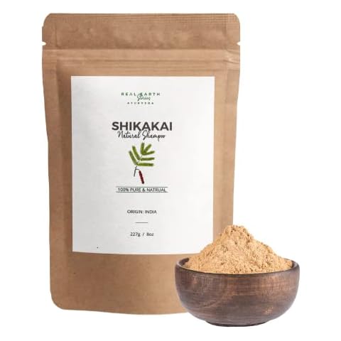 Shikakai Pulver Biologisches Shampoo für weiches und glänzendes Haar; Natürliches und feuchtigkeitsspendendes Dusch-Shampoo Cover