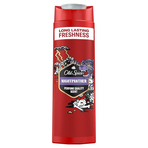 Old Spice Night Panther 3-in-1 Duschgel für Haar, Gesicht und Körper 400ml – Ansicht 1