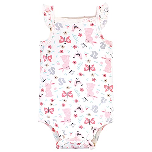 Image of Hudson Baby Unisex Baby Cotton Sleeveless Bodysuits