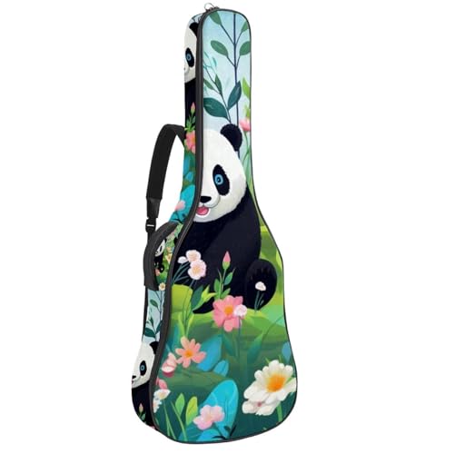 Sac pour guitare acoustique 101,6 cm étui imperméable motif panda