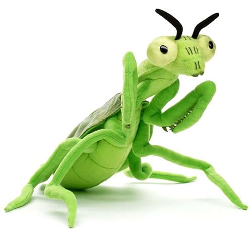Uni-Toys - Gottesanbeterin - 34 cm (Länge) - Plüsch-Insekt, Heuschrecke - Plüschtier, Kuscheltier