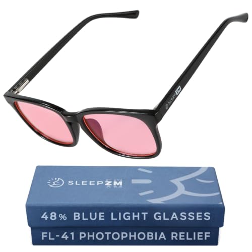 Image of Sleep ZM Blue Light Blocking & Light Sensitivity Glasses - 14 Lens Types for Comfort, Relaxation, Sleep & Relief