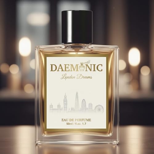Image of Daemonic London Dreams Eau de Parfum | Fresh & Elegant Long Lasting Unisex Perfume for Men & Women | Modern Woody-Floral Luxury Fragrance | 50ml