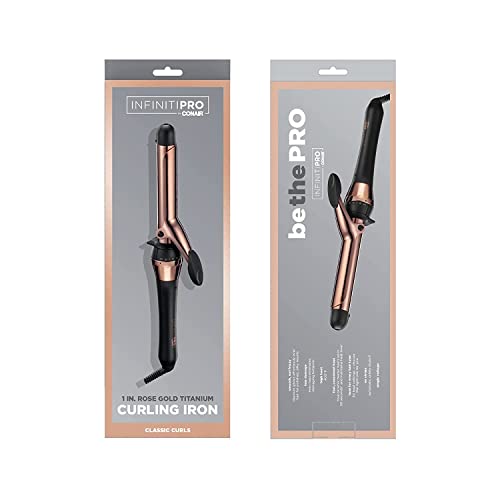 CONAIR INFINITIPRO Rose Gold Titanium 1-Inch Curling Iron CD250N の商品画像 6