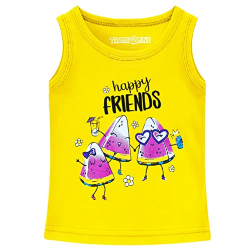 Image of Trampoline Girls Sleeveless Regular Fit T-Shirt Pack of 4