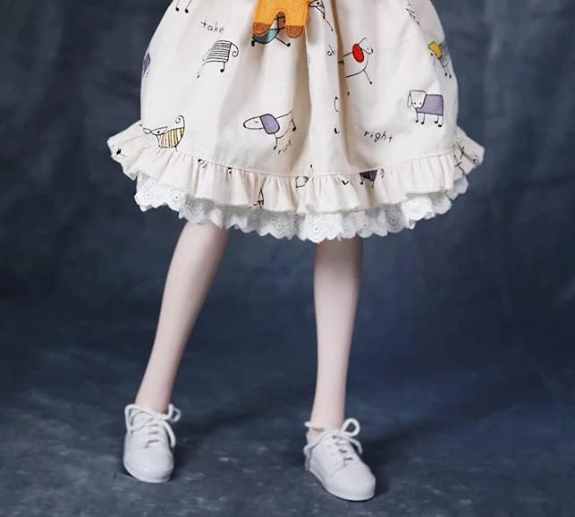 Studio one Zapatillas deportivas blancas para muñeca BJD 13 21.7-23.6 in