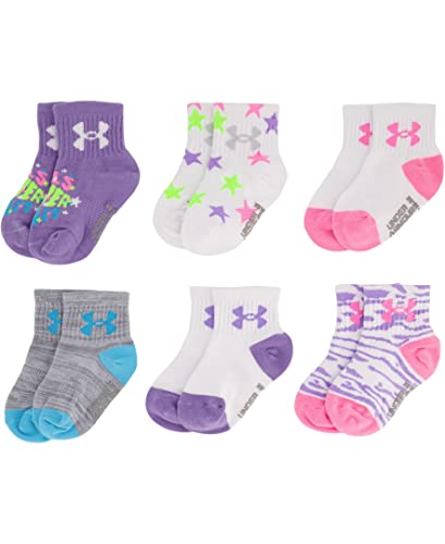 Under Armour 43UA375583TD-534 Girls Multi Pack Quarter Sock thumb #4