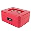 KYODOLED Medium Cash Box With Combination Lock - Metal Security Box With Money Tray