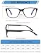 MOZVND 5 Pack Blue Light Blocking Reading Glasses for Men with Spring Hinge 3.0 Fashion Large Wide Computer Readers for Men